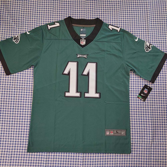 Nike Brown #11 Philadelphia Eagles Green NFL Jersey